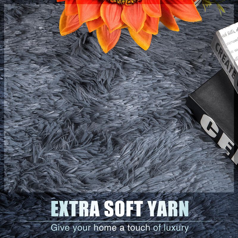 Rug Branch Alba Contemporary  Solid Pink  Plush Indoor Area Rug