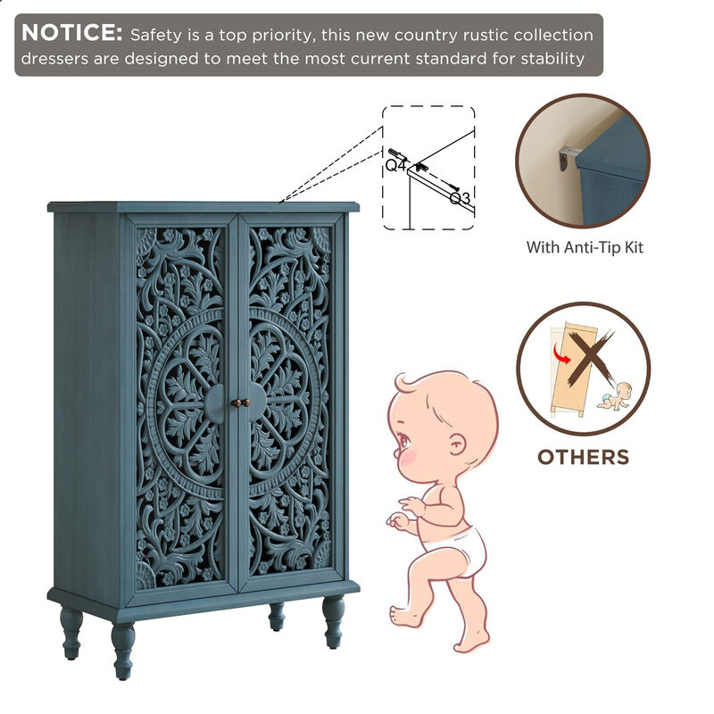 Zuggo 47" Tall Accent Cabinet image number 6
