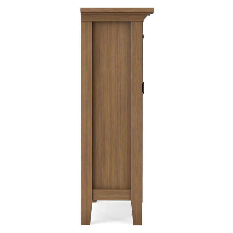 Redmond SOLID WOOD 36 inch Wide Transitional  Entryway Storage Cabinet in Rustic Natural Aged Brown image number 5