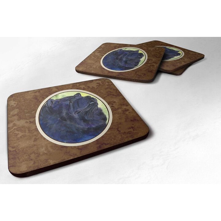 Caroline's Treasures SS7008FC Chow Chow Foam Coasters (Set of 4), 3.5 H x 3.5 W, Multicolor