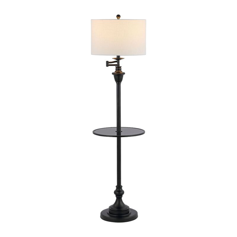 Cora Metal/Glass LED Side Table and Floor Lamp image number 0