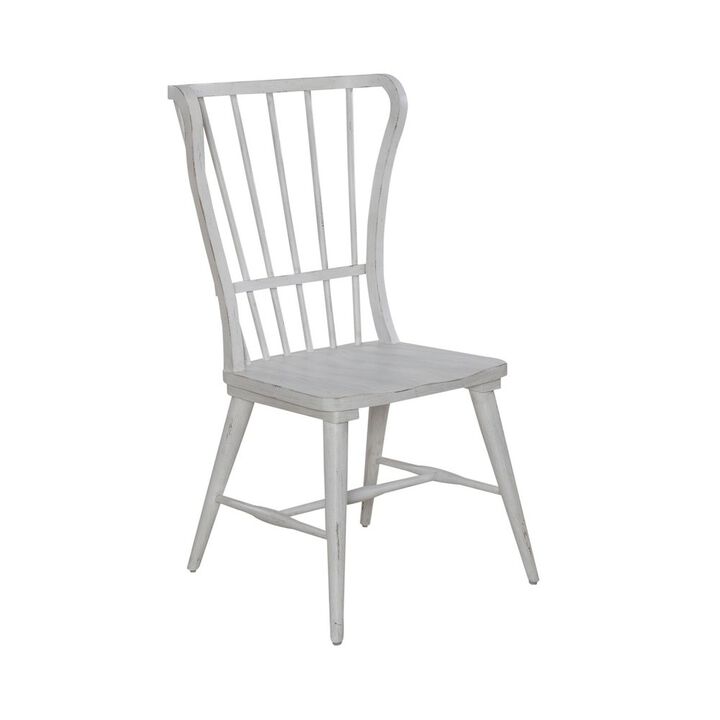 Liberty Furniture River Place Windsor Back Side Chair (RTA) - Set of 2 in Pine Solids & Veneers