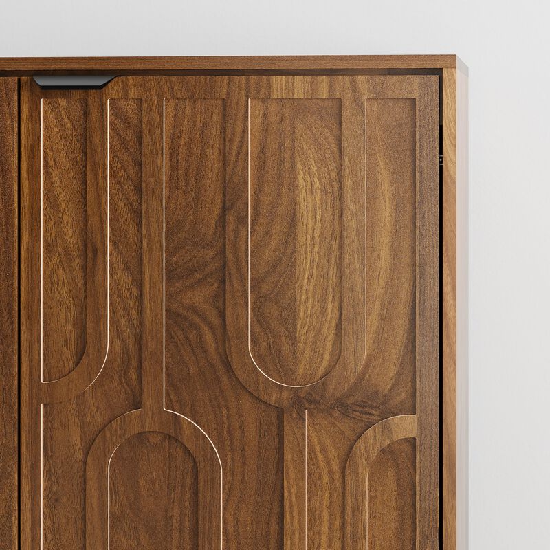 Jabwok Mid‑Century Sideboard Buffet Cabinet image number 6