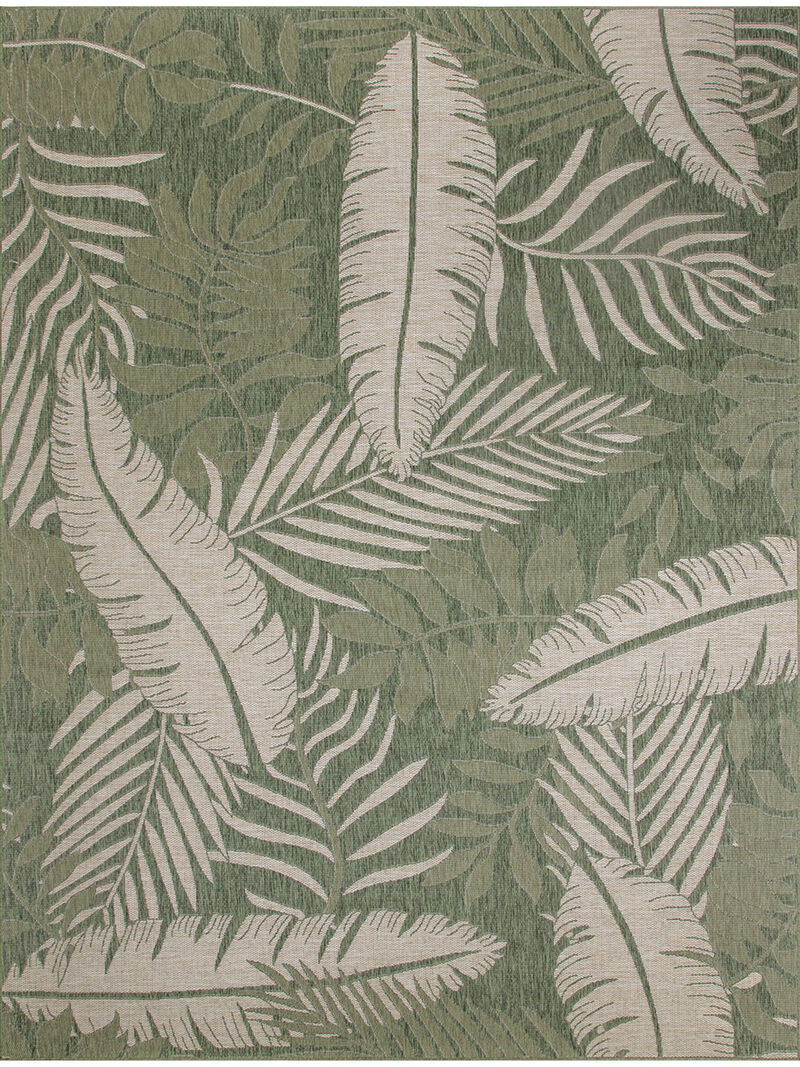 Garden Oasis GOA02 Green/Ivory 9' x 12' Rug