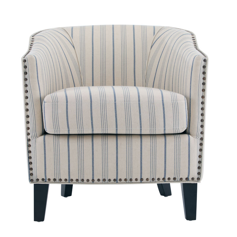 Christopher Knight Home Shane Contemporary Upholstered Club Chair with Nailhead Trim