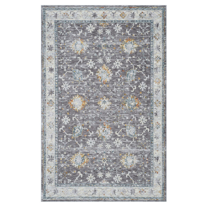 HomeRoots Floral Area Rug