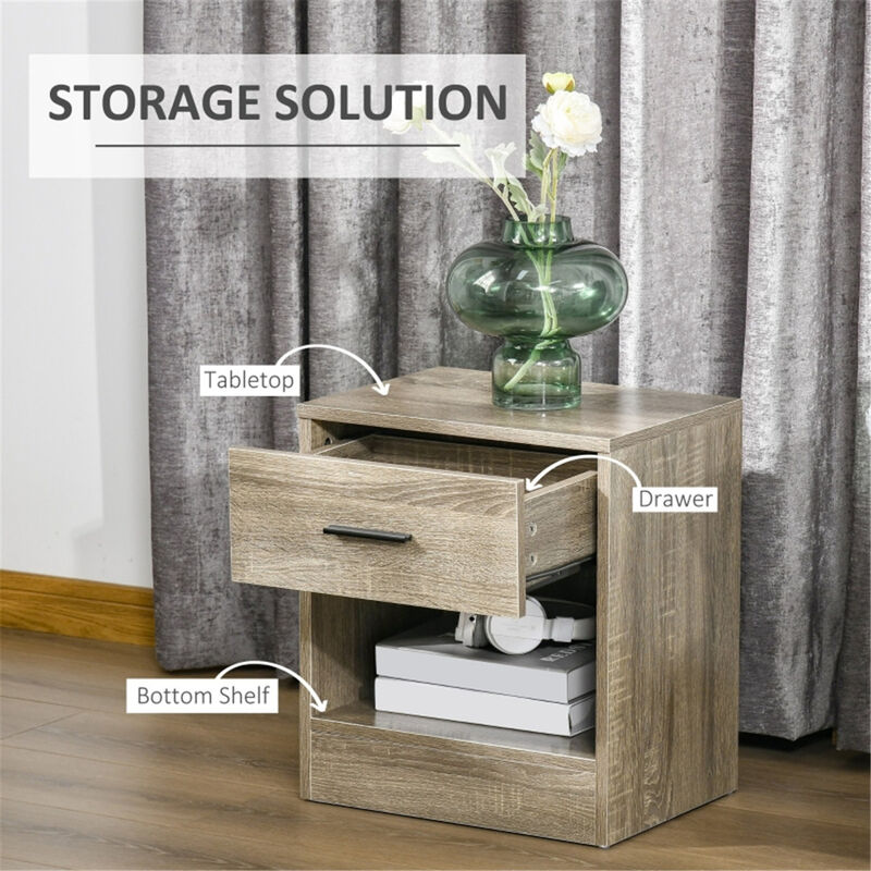 Side Table Compact End Table for Small Spaces For Home