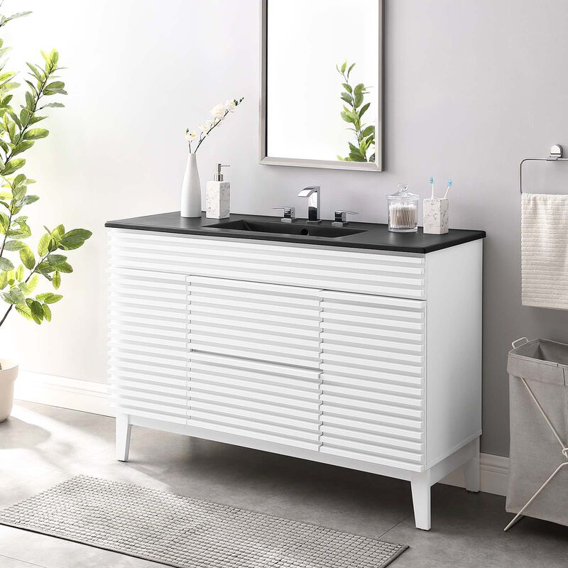 Render 48" Single Sink Bathroom Vanity image number 9