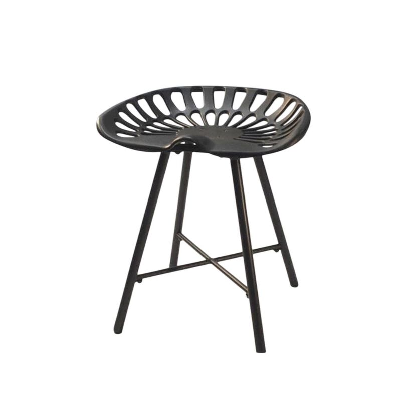 Carolina Living Jace Tractor Seat Stool - Black