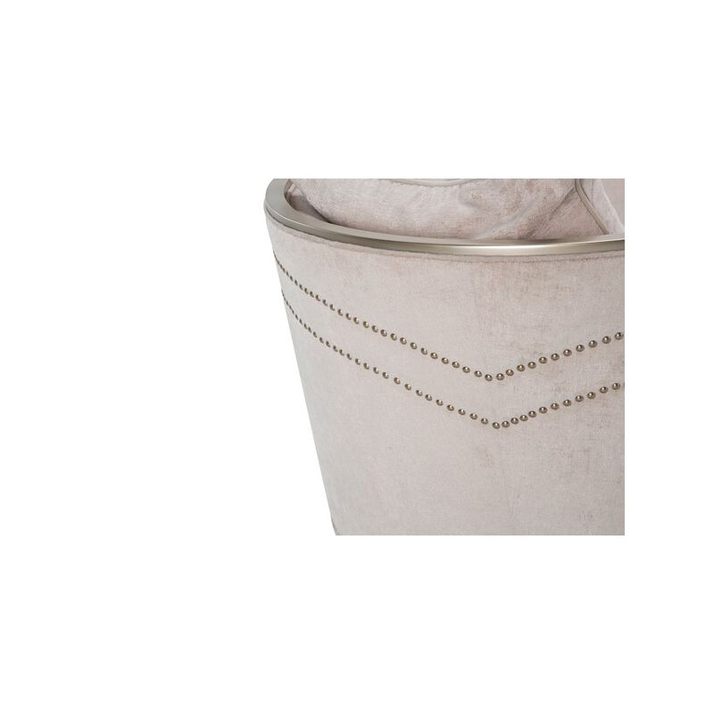 Michael Amini London Place Chaise - Parchment