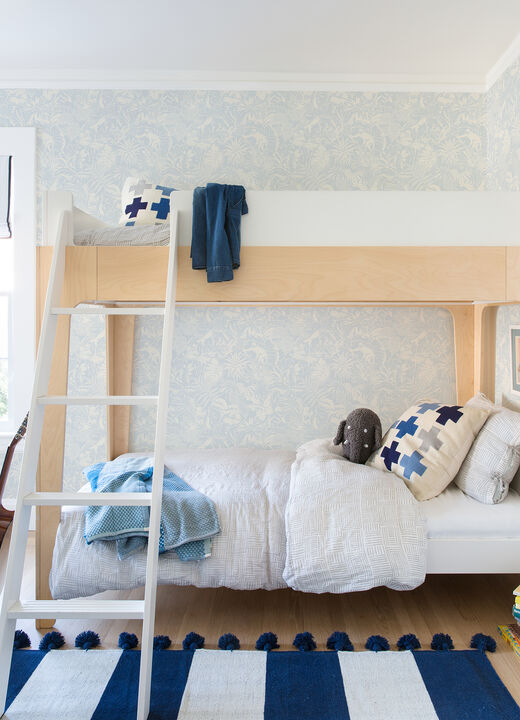 Corcovado Light Blue Jungle Jamboree Wallpaper