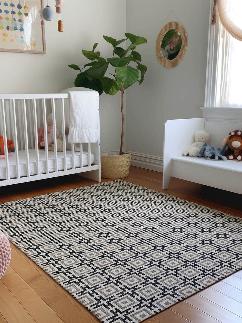 Marlo MO1 Black 10' x 14' Rug