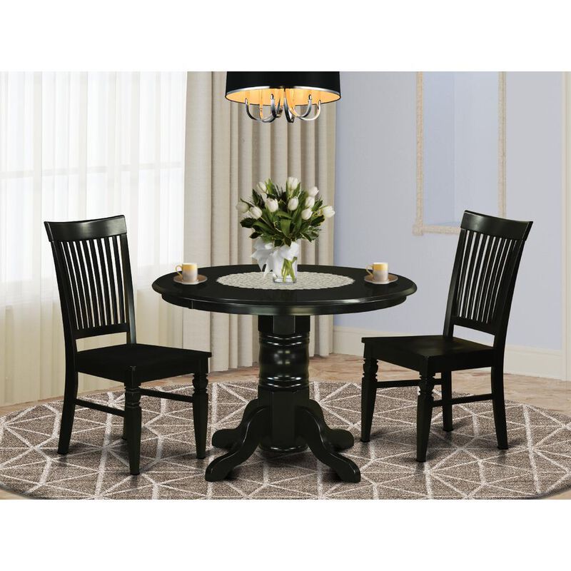 3 Pc Kitchen nook Dining set-Kitchen dinette Table and 2 Dining Chairs