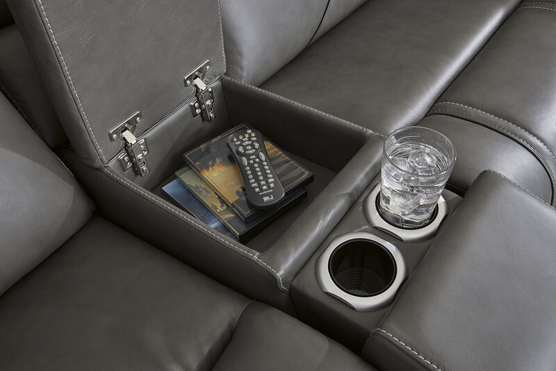 Harrenhurst 6-Piece Power Reclining Sectional image number 3