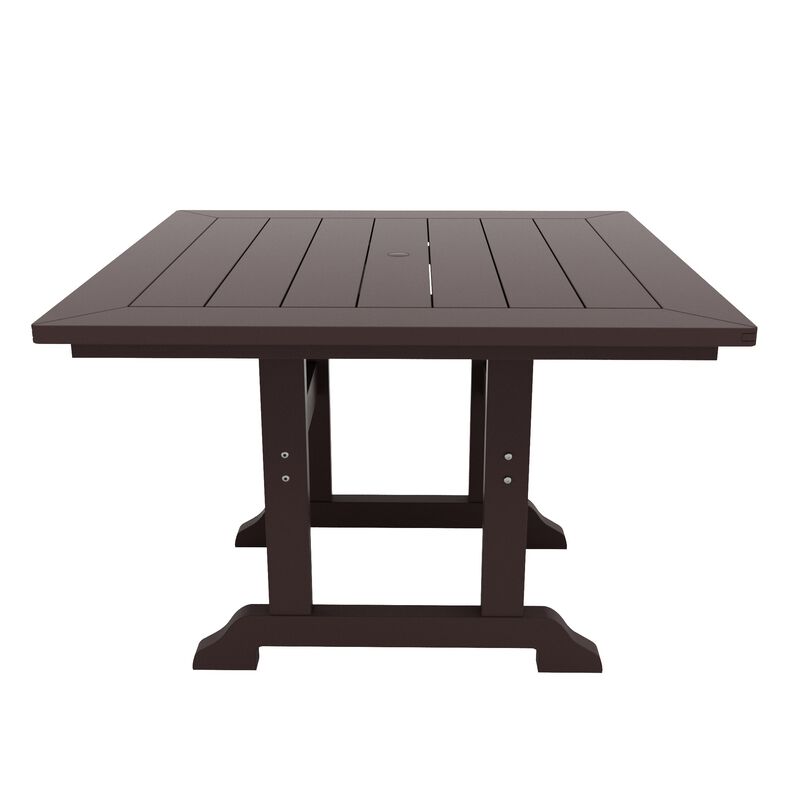 WestinTrends 43" Square Outdoor Patio Dining Table