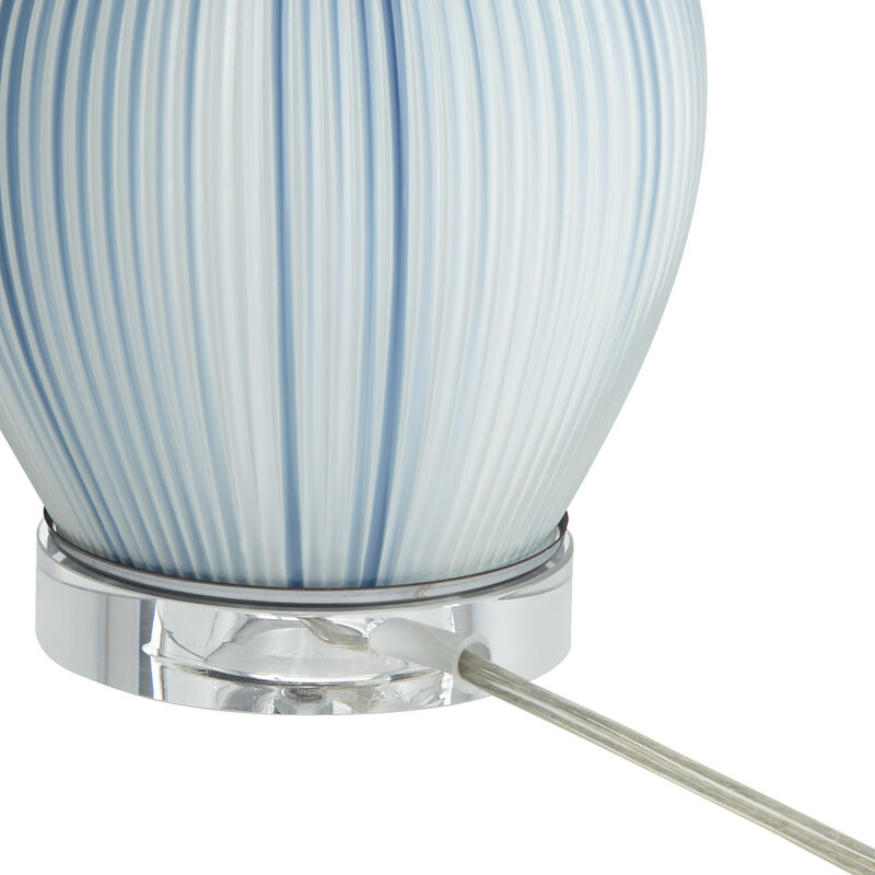 Nadia Glass Blue Table Lamp