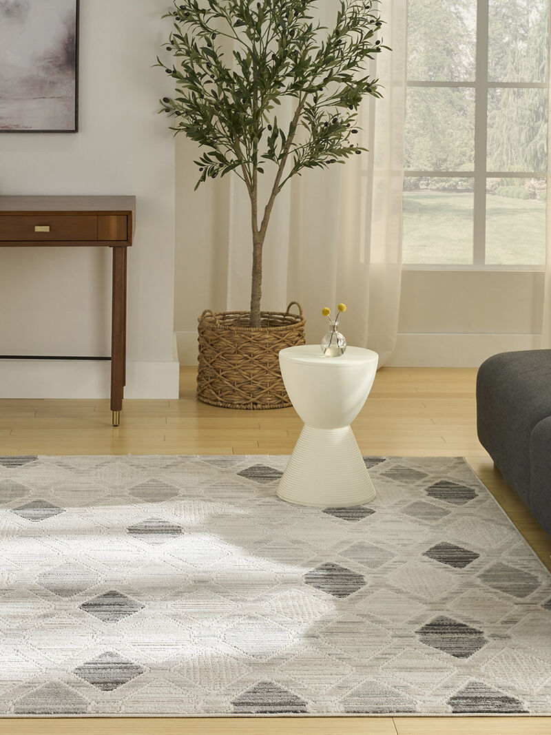 Serenity Home SRH08 Beige/Gray 5'3" x 7'3" Rug image number 5