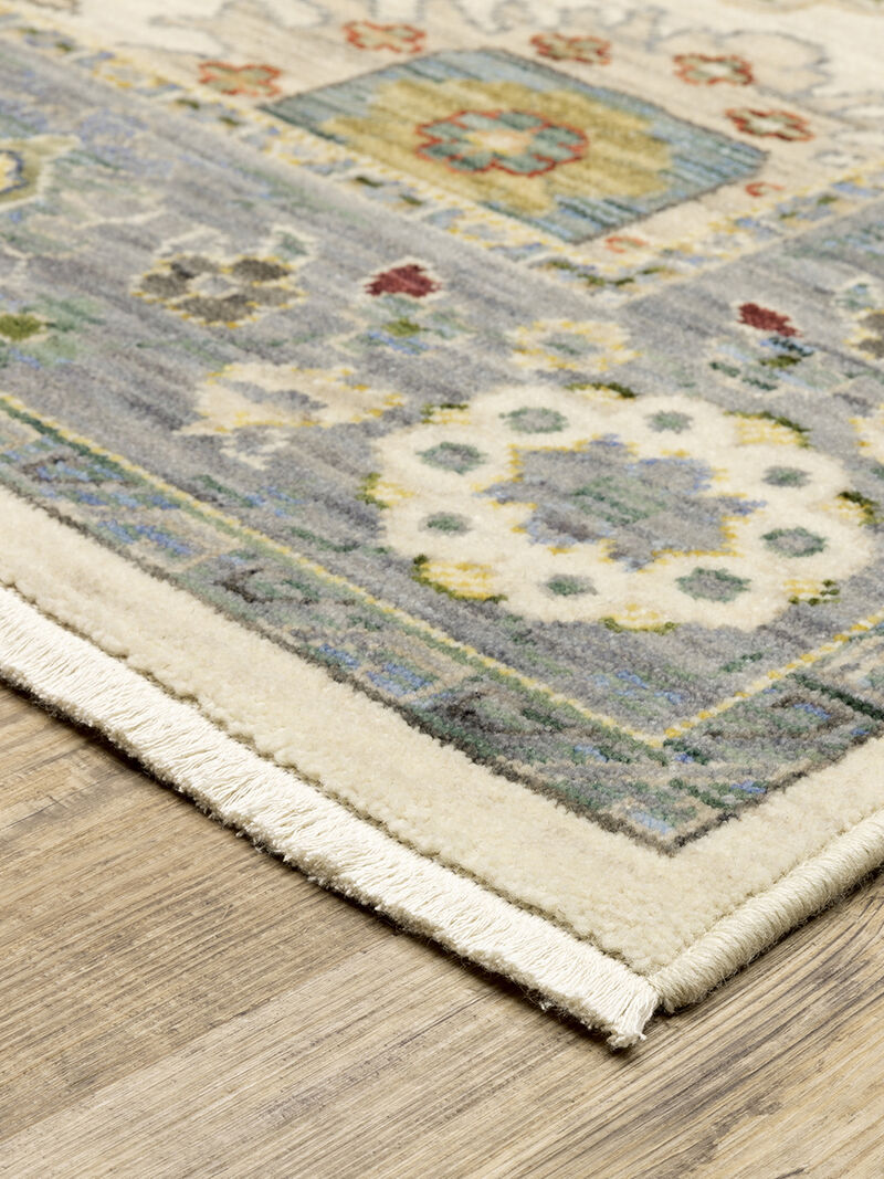 Lucca 5'3" x 7'6" Ivory Rug image number 2