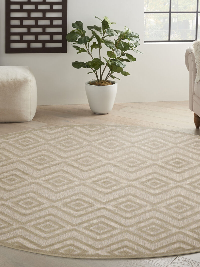 Versatile NRV01 Cream 8' x Round Rug image number 5