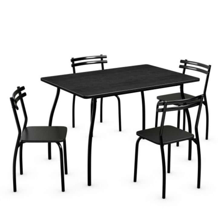 5 pcs Dining Table and Chair Set