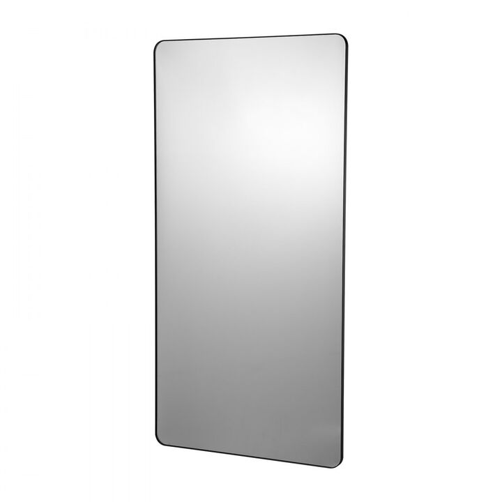 Modern Square Wall Mirror with Slim Aluminum Alloy Frame for Home Decor