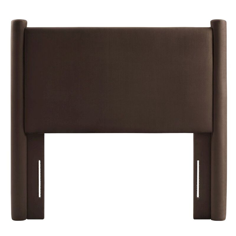Rael Performance Velvet Twin Headboard image number 0