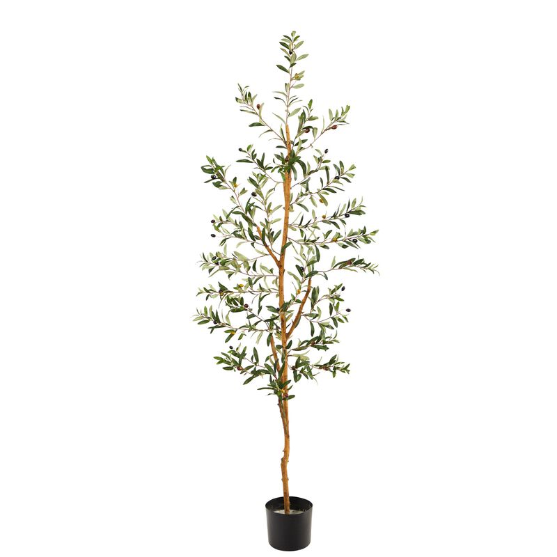 Hivvago 5.5 Feet Olive Artificial Tree