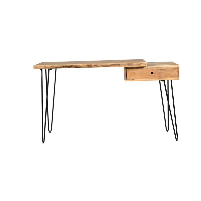 Jofran Nature's Edge Solid Acacia Desk with Drawer