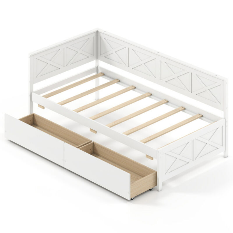 Modern Daybed with Storage Drawers &ndash; Compact Furniture Solution for Bedroom