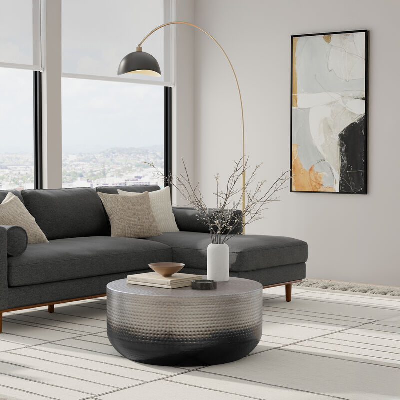 Simpli Home Nova Metal Coffee Table image number 3