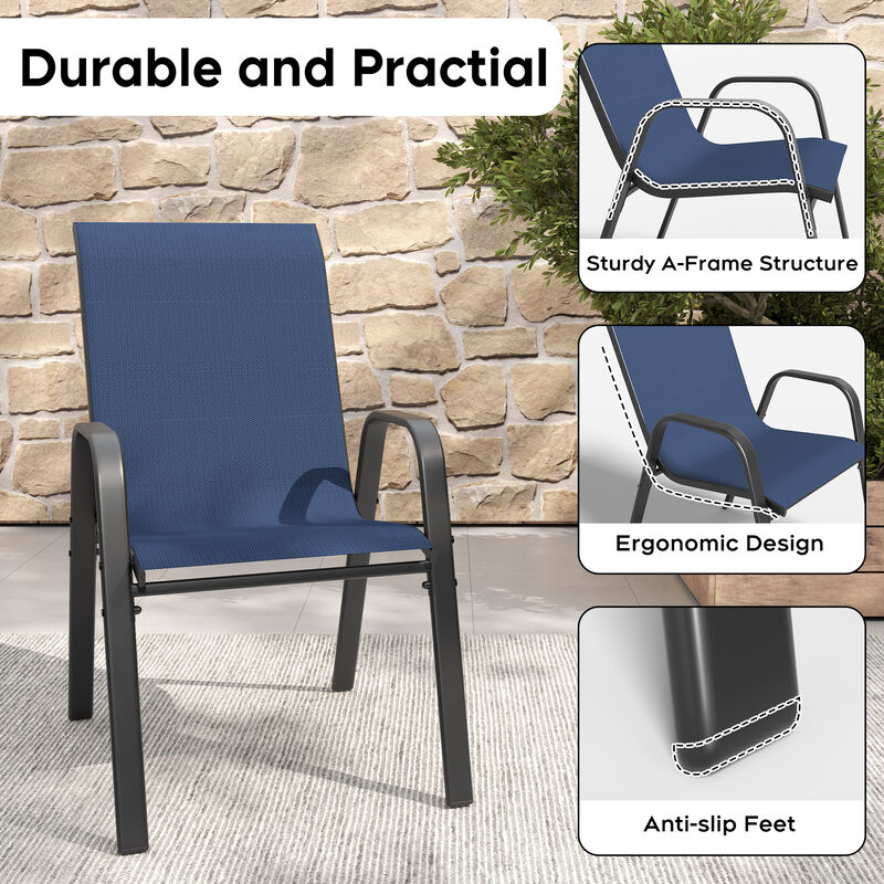 Nudcag 6-Piece Outdoor Dining Chair Set image number 4