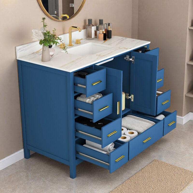 Vutden Bathroom Vanity with Sink image number 2