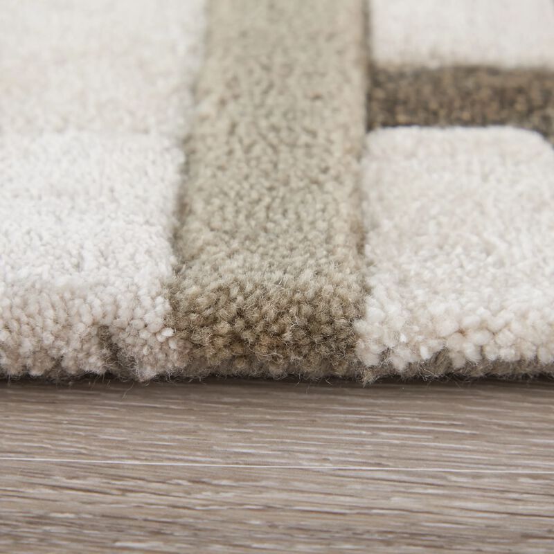 Maridian 8A73F Blue/Beige 5' x 8' Rug image number 7
