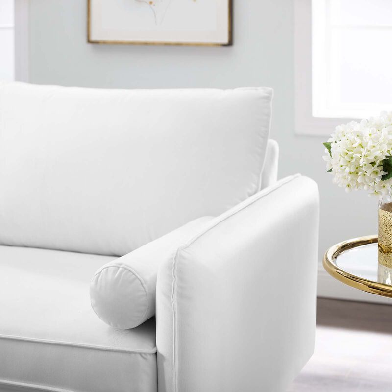 Revive Performance Velvet Sofa image number 1