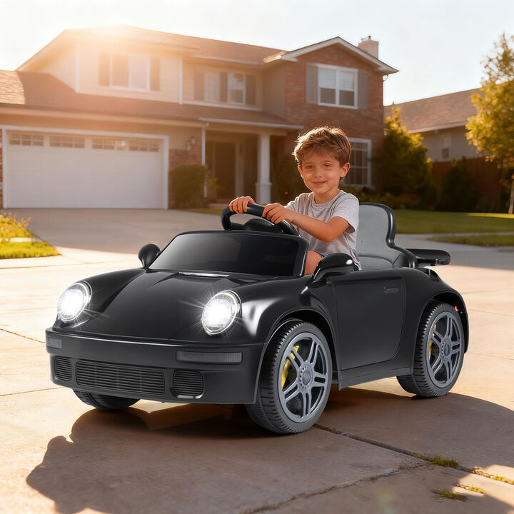 12V Kids Electric Ride On Toy Car with Music and Remote Control for Outdoor Use