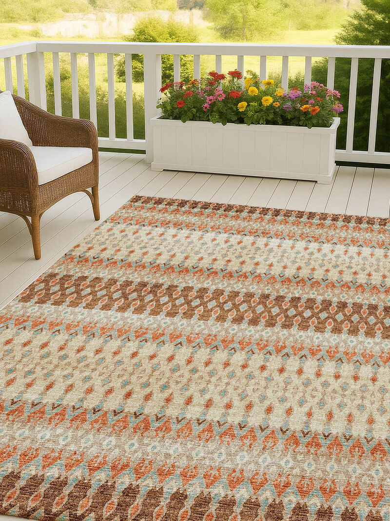 Brisbane BR1 Mocha 3' x 5' Rug