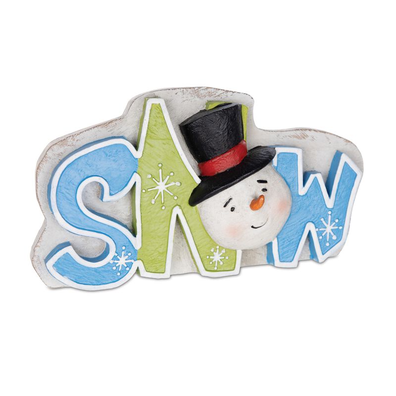 Joy, Snow, Noel Sign for Festive Christmas and Holiday Home Décor (Set of 3)