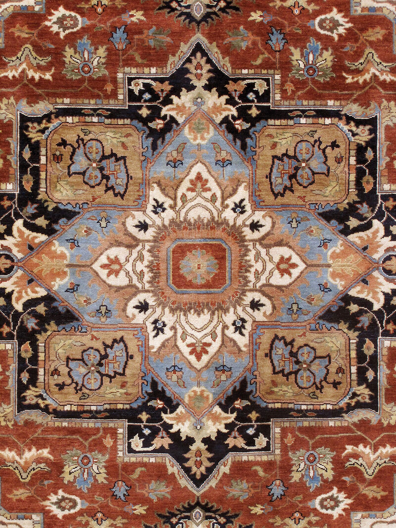 Pasargad Home Serapi Hand-Knotted Wool Area Rug image number 2