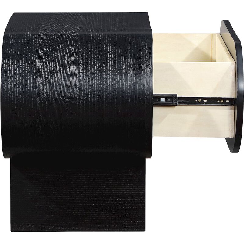 Meridian Furniture Harlow Black Night Stand