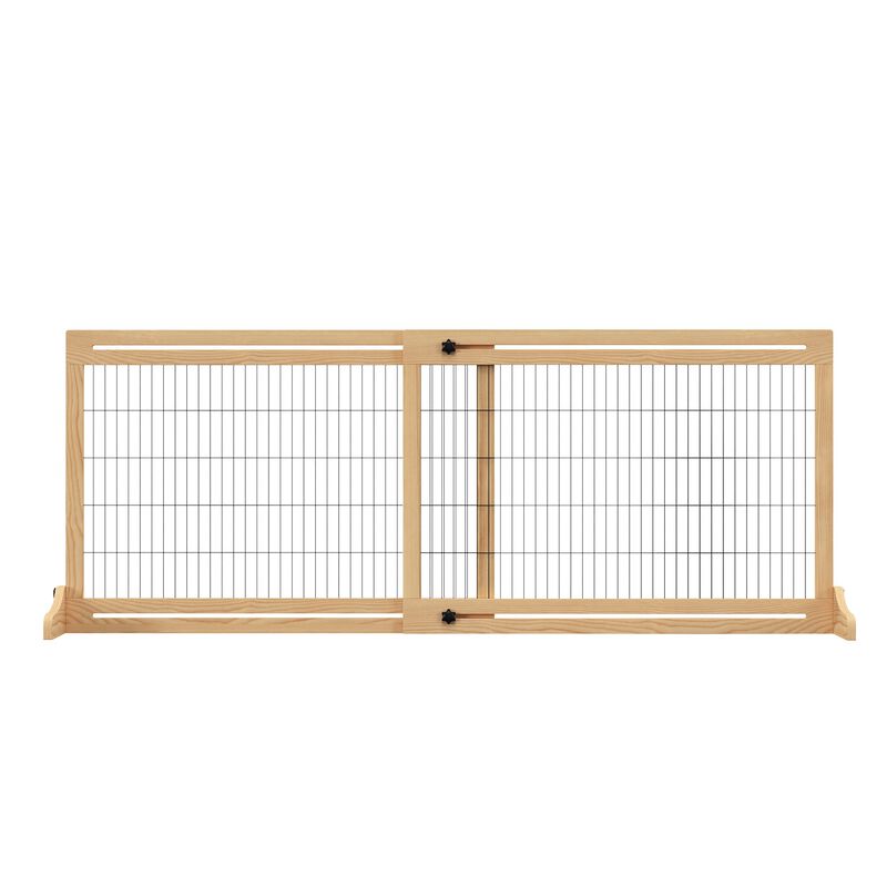 Natural Pet Barrier: 72"Wx27.25"H Freestanding Extra Wide Gate image number 0