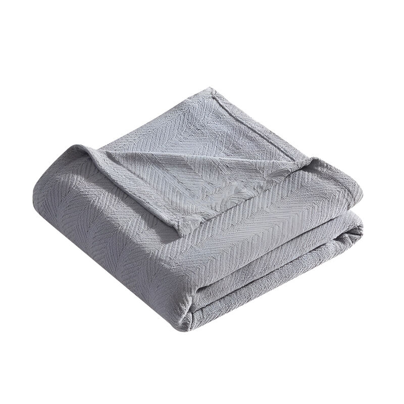 Lightweight 100% Cotton Blanket Soft and Breathable for All Season Comfort