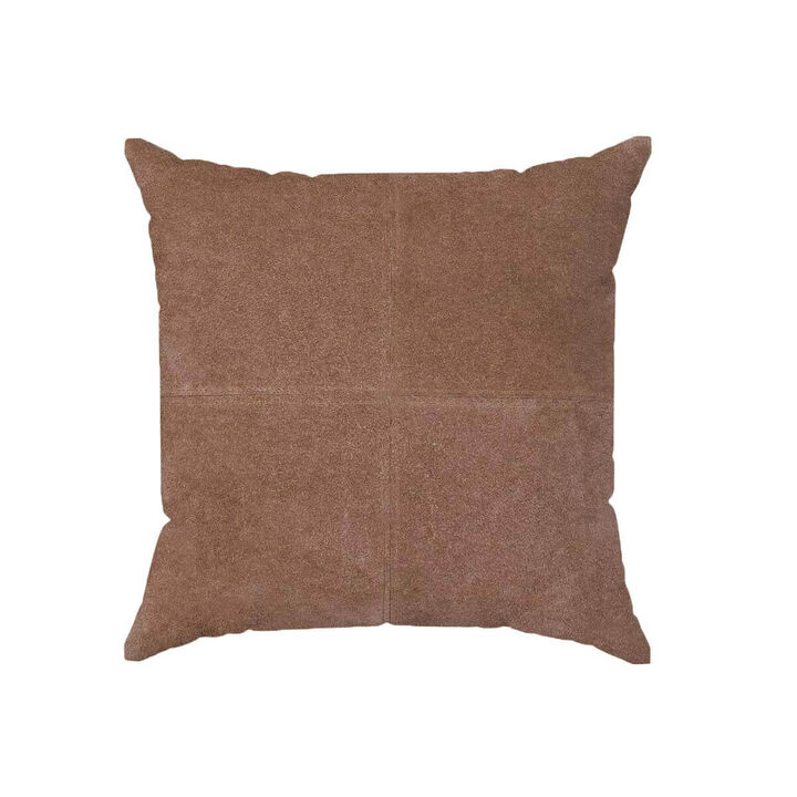 Pillow Cover Suede 16&Prime; x 16 4 panel