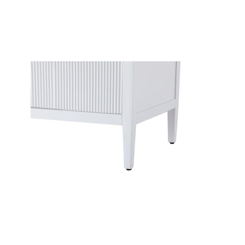 Elegant Kitchen and Bath 60 inch Double Bathroom Vanity in White