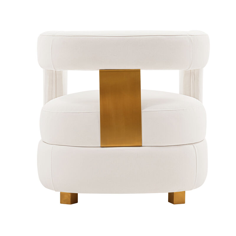 Amirah White Accent Chairs (Set of 2)