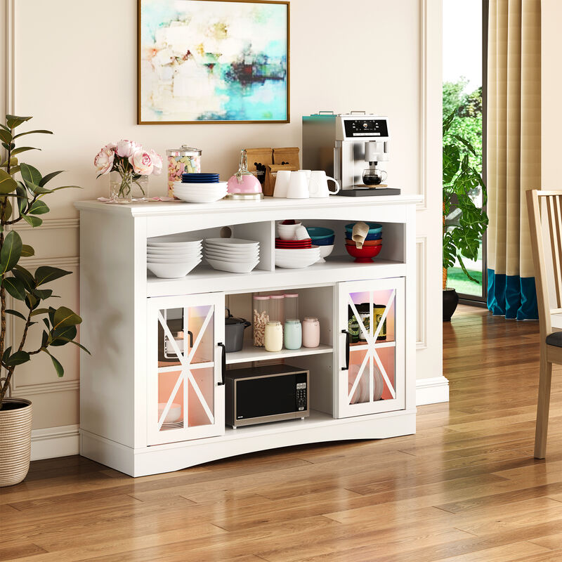 Grupre Farmhouse TV Stand image number 2