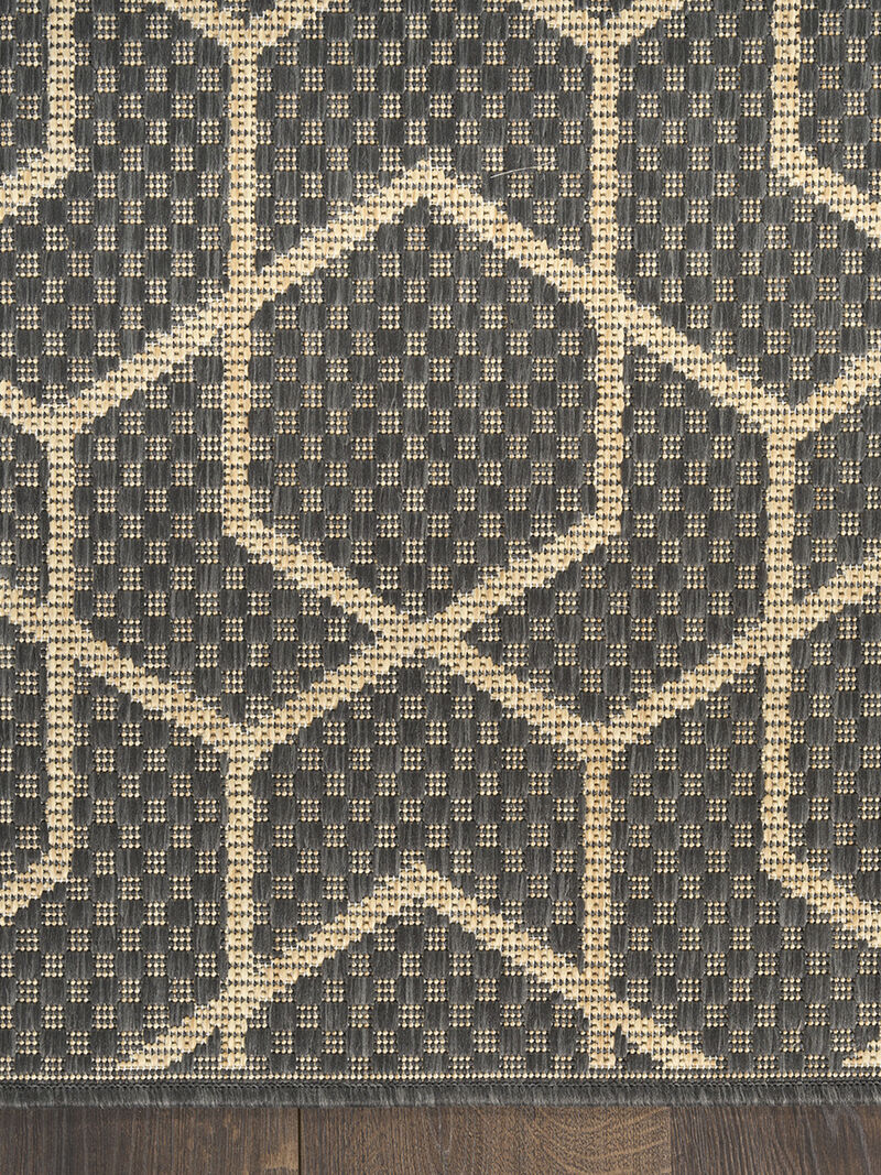 Horizon Indoor/Outdoor HOZ01 Charcoal 5' x 7' Rug