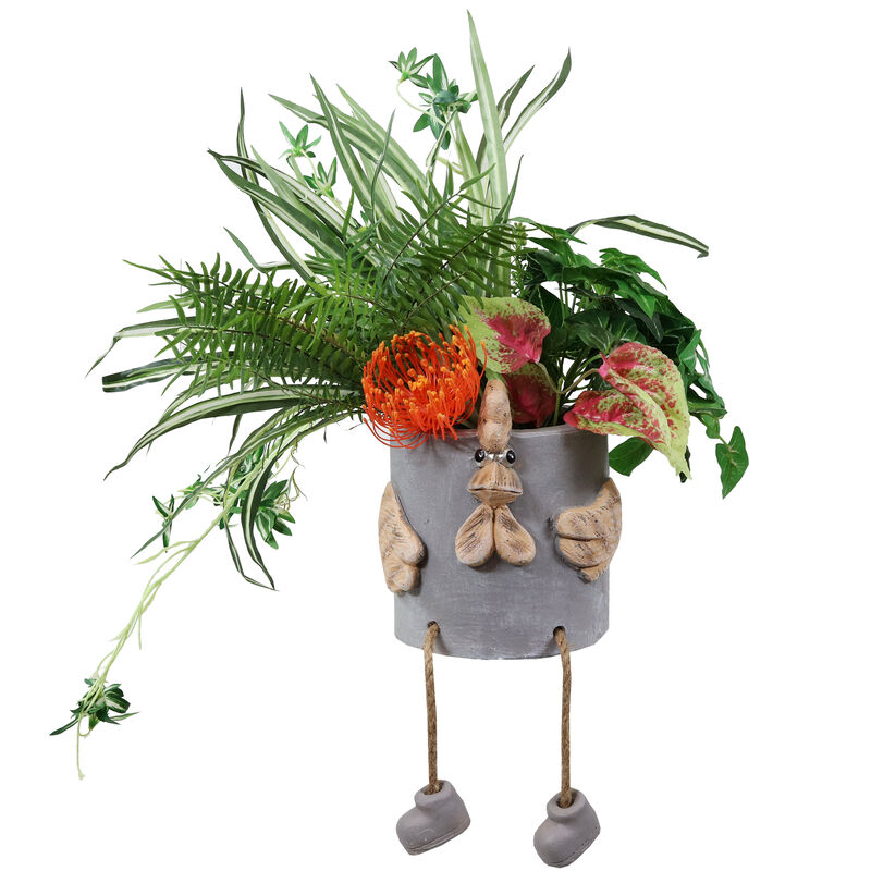 Sunnydaze Magnesium Oxide Tate the Turkey Indoor Plater Statue - 6 in