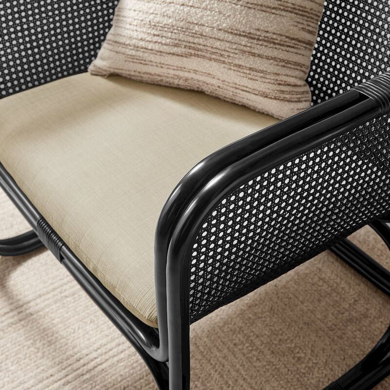 Ellis Natural Rattan Accent Armchair image number 8