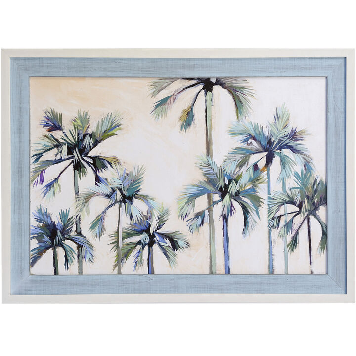 Equitorial Palms Framed Print