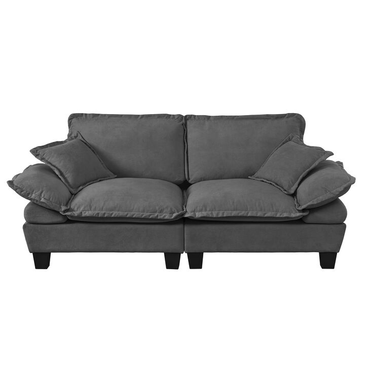 Spisla Chenille Sailboat Loveseat
